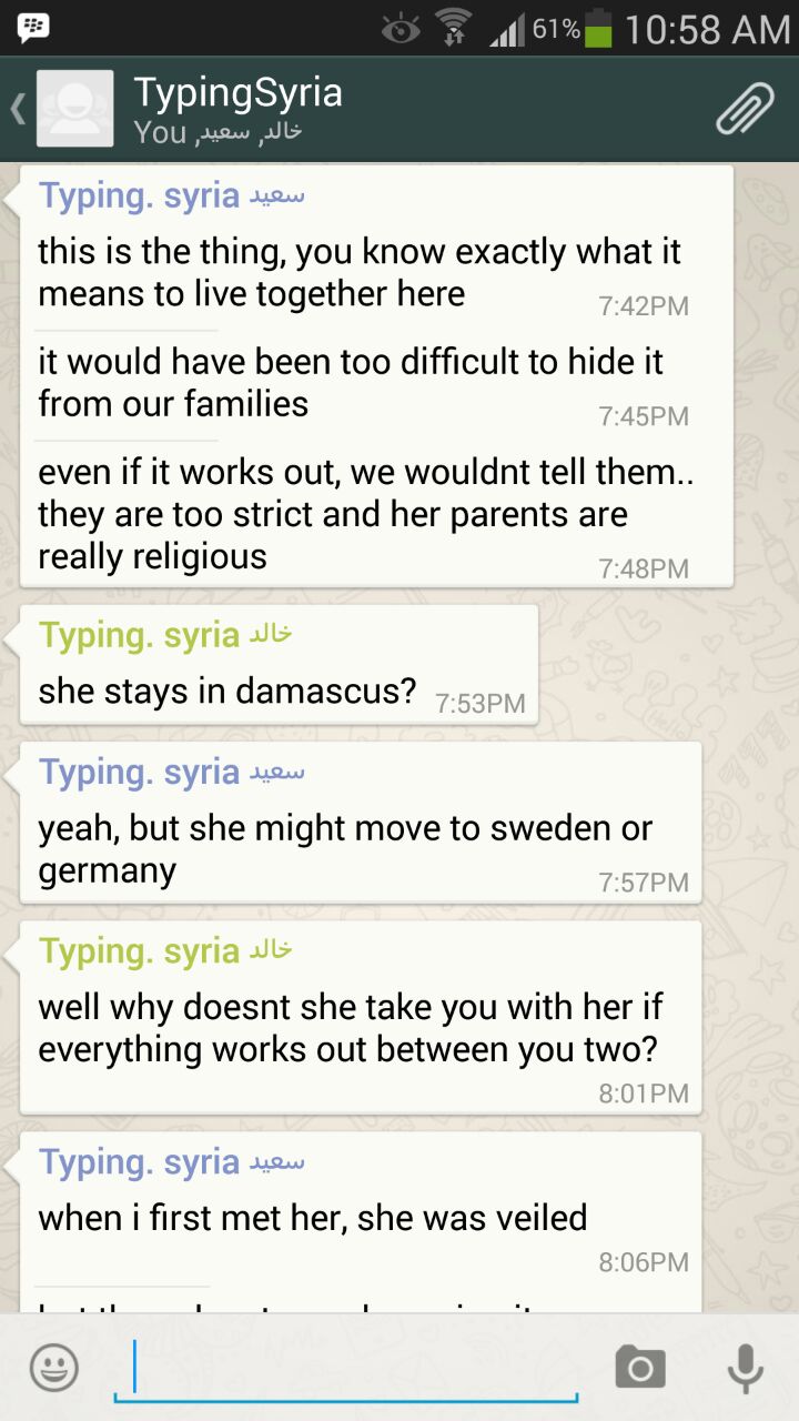 4/4/15, 11:01:20 AM: I believe that in such situations, keeping family bonds is more important than pursuing personal goals. Especially when you are inside the war zone. 