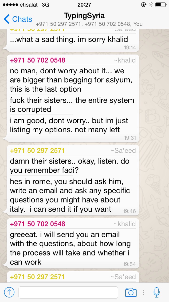 4/6/15, 9:28:46 PM: I really didn’t understand the “fuck their sisters” comment. It’s quite crude and insulting; I want to like these two friends but this is not promising. -Age 37, United Arab Emirates