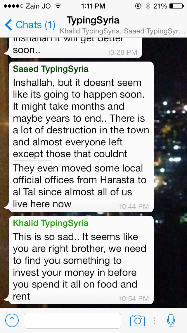 4/20/15, 2:11:14 PM: I am confused by the use of we in Khalid’s conversation. - Age 22, Jordan
