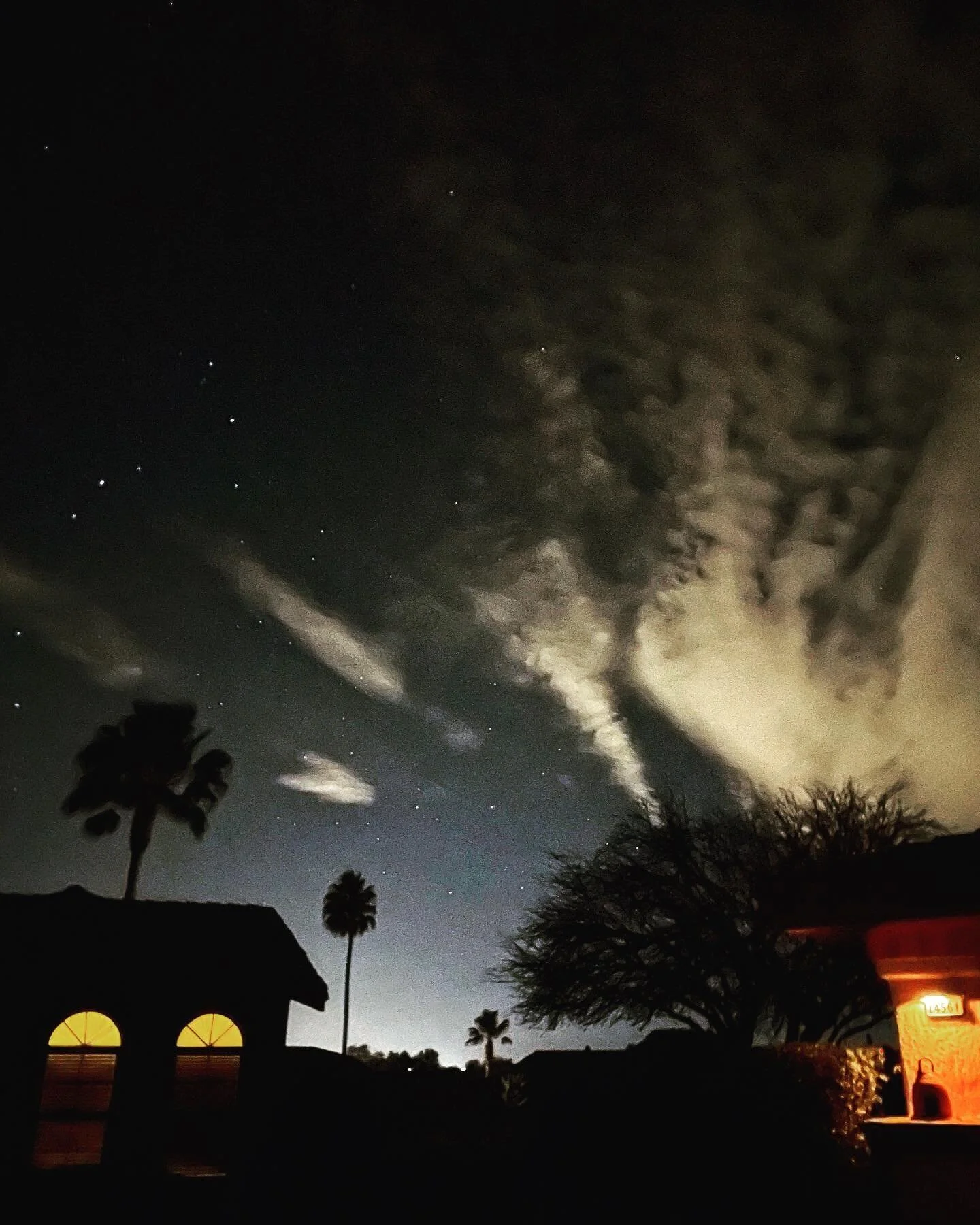 In the wee hours.  I miss Tucson ❤️