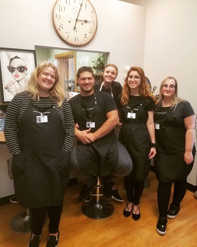 Just a few of French Academy's awesome students! Come join us! Classes starting soon!
#cosmetology #cosmetologyschool #beauty #cosmetologystudent #makeup #esthetician #nailtech #hair #skincare #manicure #pedicure