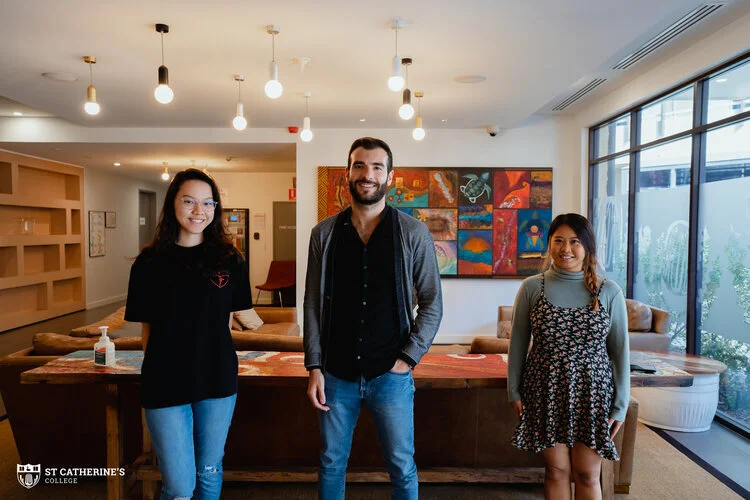 Hazem Halasa at St Catherine's College Architecture Boardroom Lunch