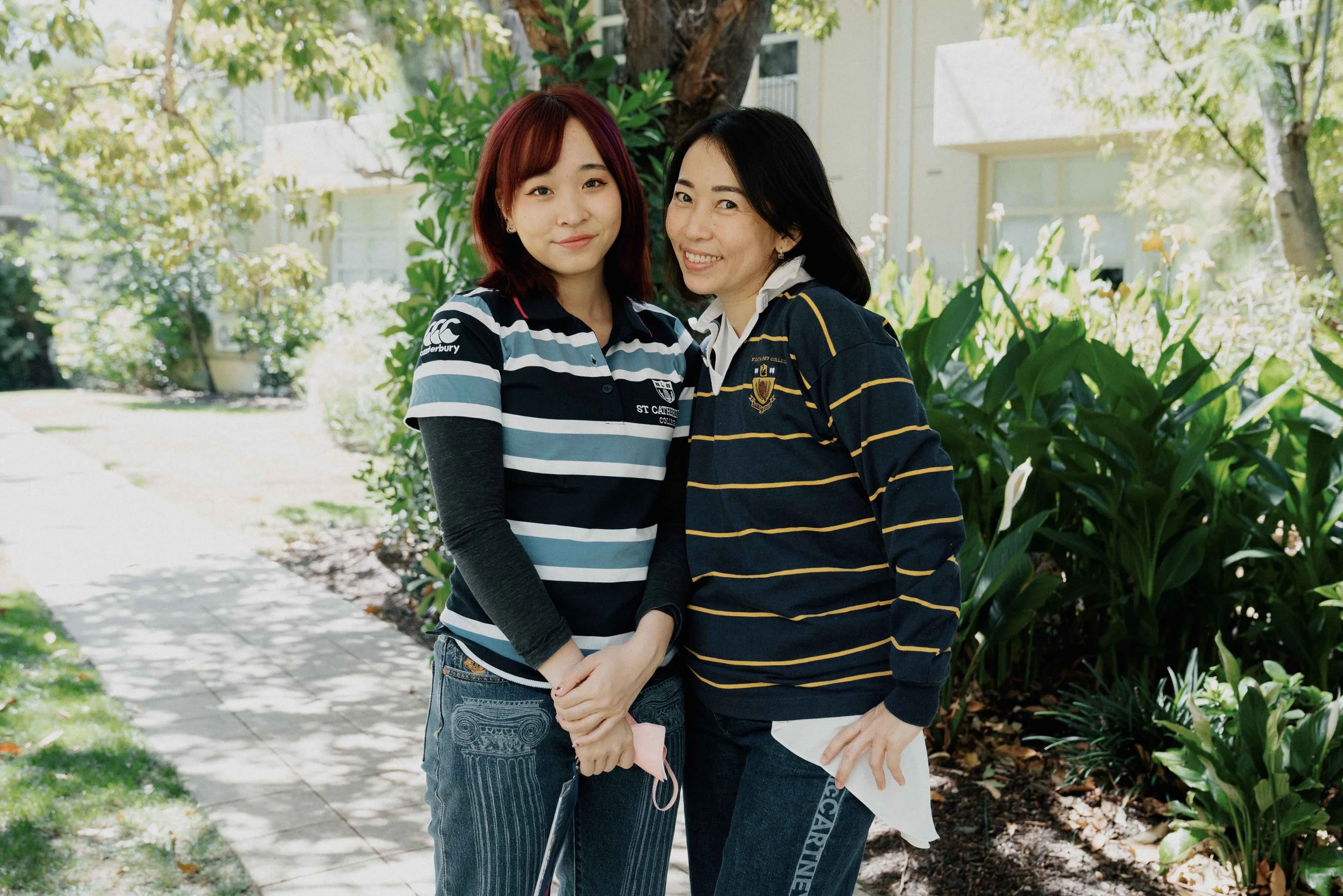 Aimee and Tan Hui Ping at Move-In Day