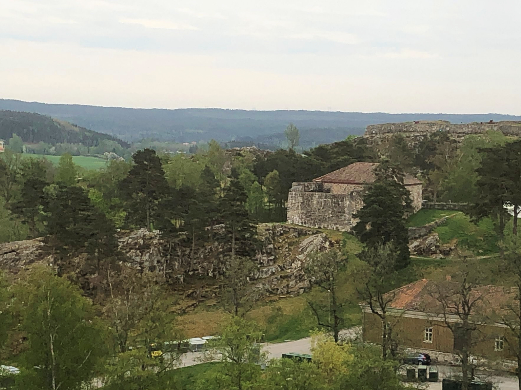 Fredrikstad, Norway. We visited on the way to Sweden for May Day.