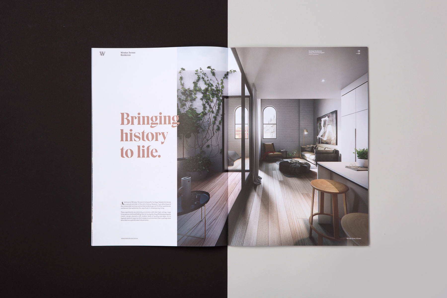 Property branding Melbourne brochure layout graphic design