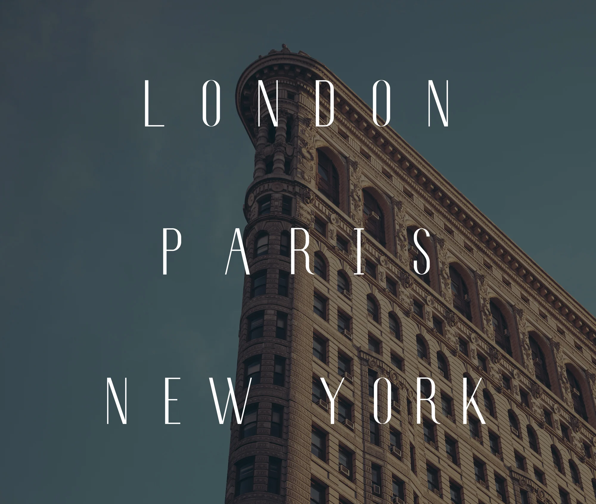 Quight Display Custom Font Design sophisticated editorial example of the typeface with architecture