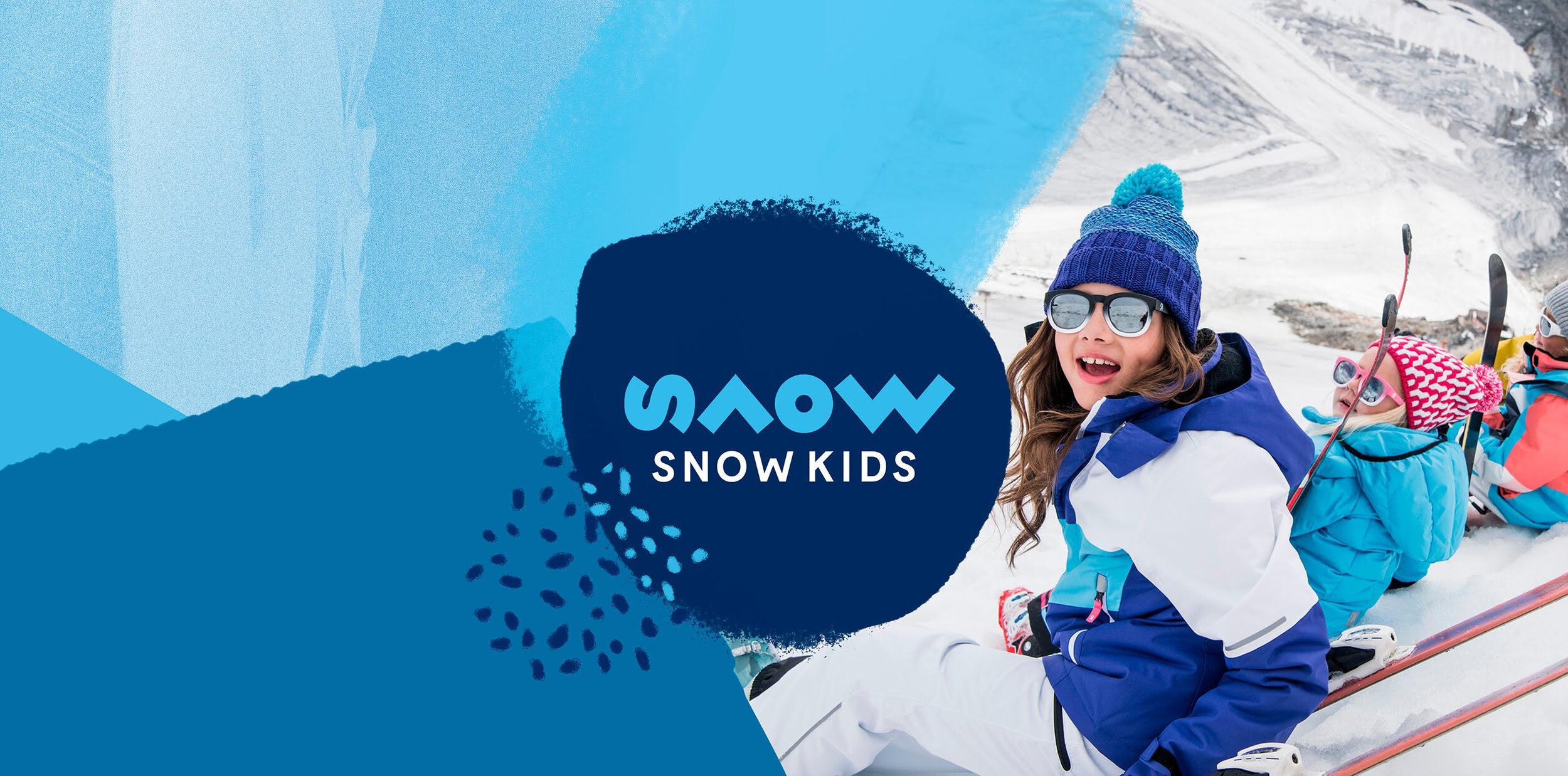 Snow Kids Branding highlighting the logo design and art direction