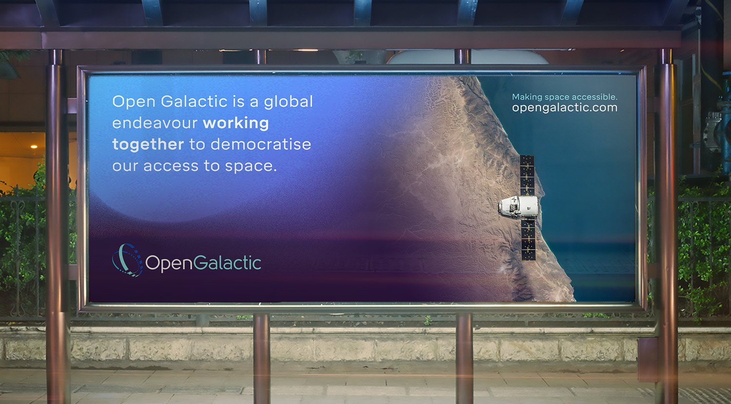 Billboard design for Open Galactic 