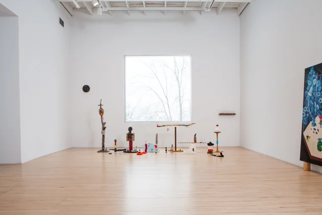 Le Soleil et la Lune (diorama), installation