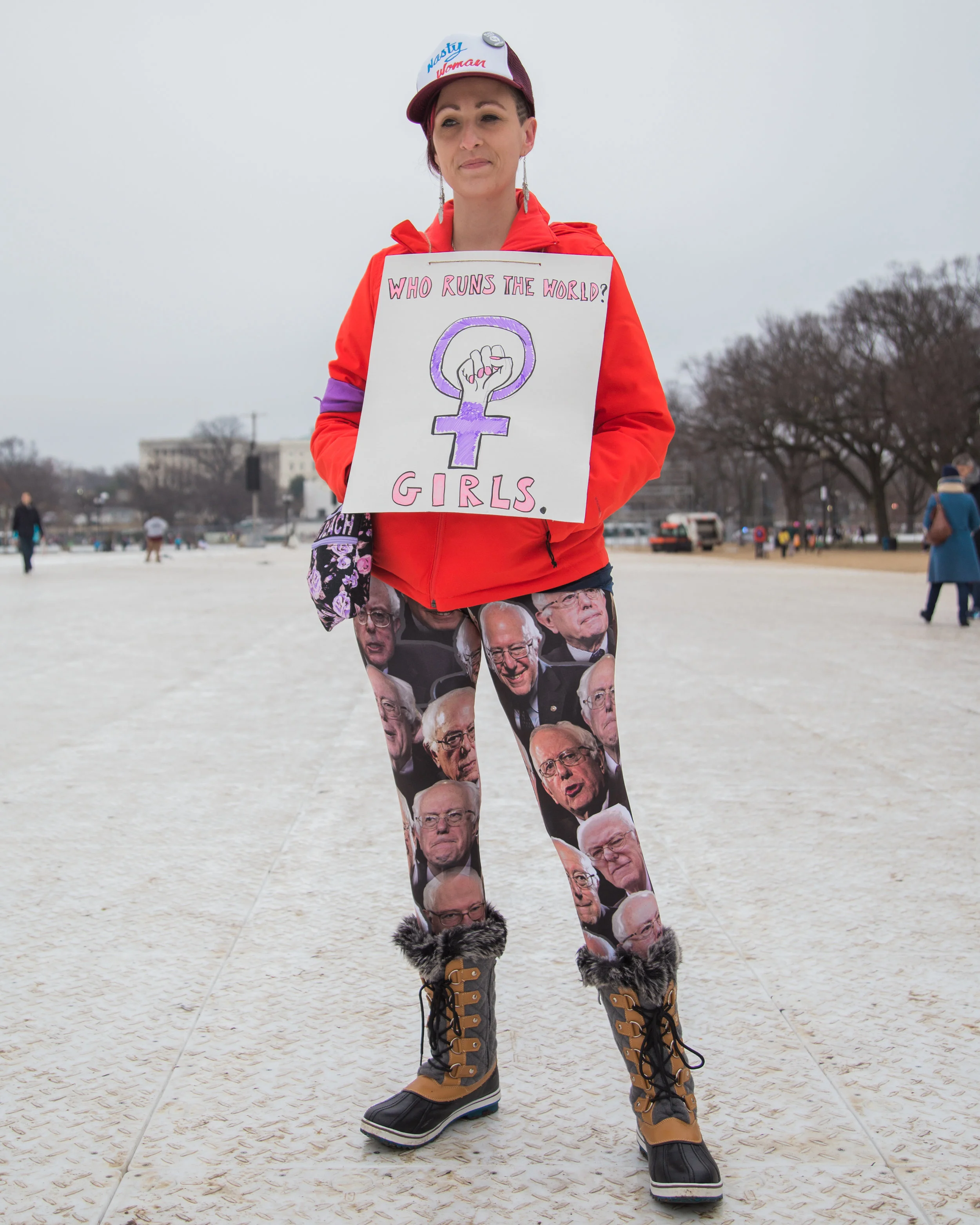 Loved this woman's leggings.