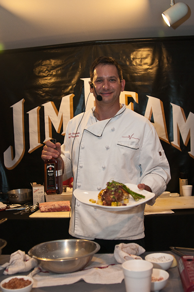 Chef John Varanese serves up some great menu items all infused with Jim Beam bourbons.