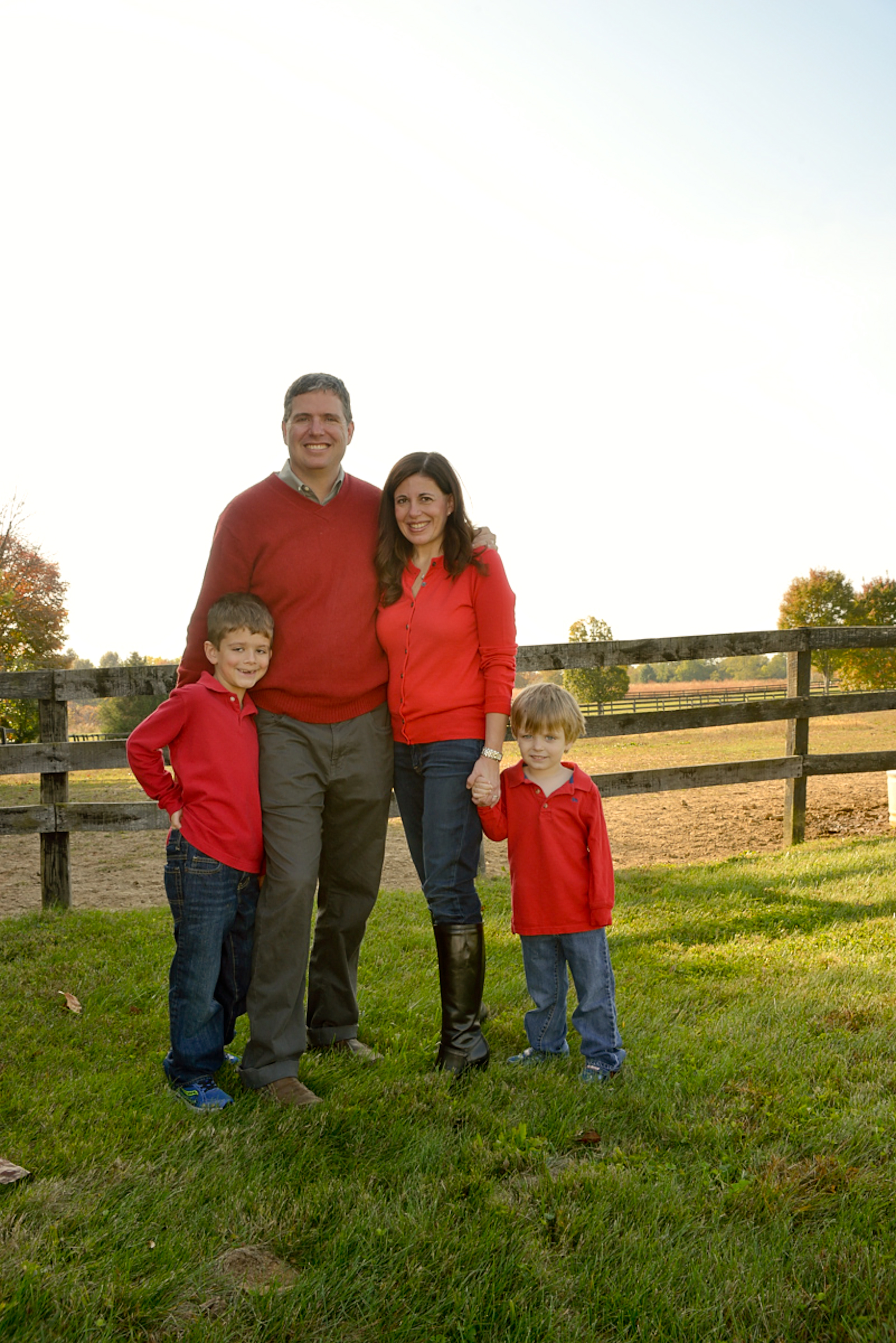Jean Ann and I always work together to come up with fun Christmas cards. This year's session included time at the barn where her horse is boarded. But, I won't show you the images we got for their card (I love surprises!). They are one of the best families that I work with and I love seeing them every time we do a session. In the past we've done studio stuff and also shots in their backyard and at a park.