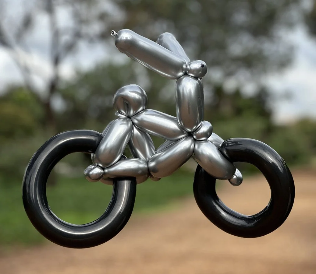 Balloon Twisting Sculpture - Bicycle - Ruby Sojka - Redondo Beach
