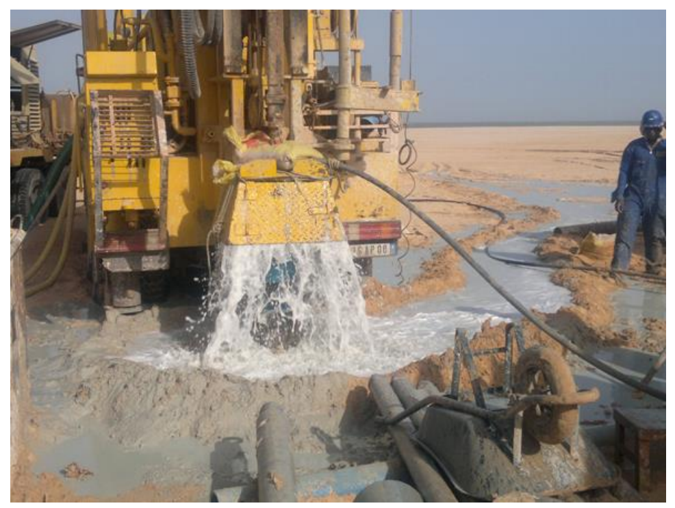 Well development in Mauratania