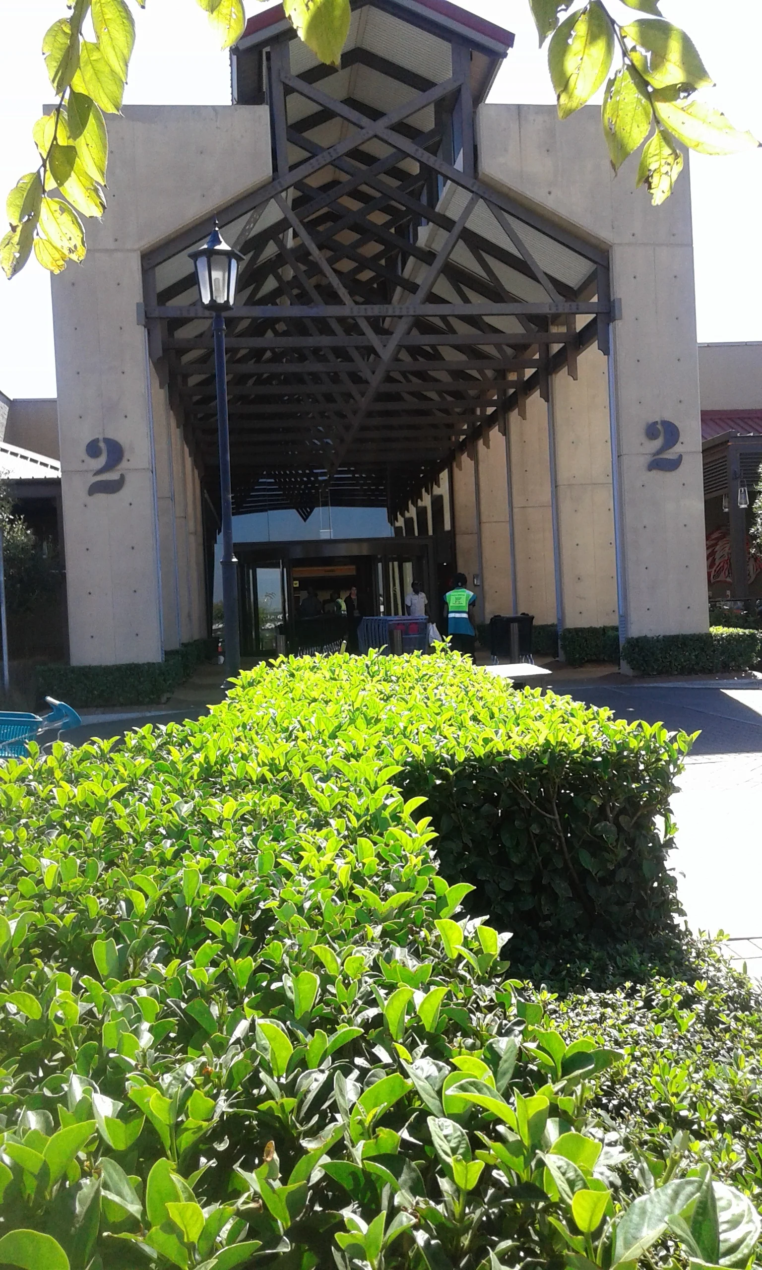 Middelburg Mall's gardens, irrigated with borehole water