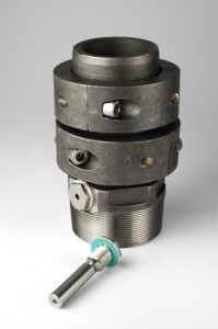 A break off bolt is fitted to a closer piece installed immediately after the NRV