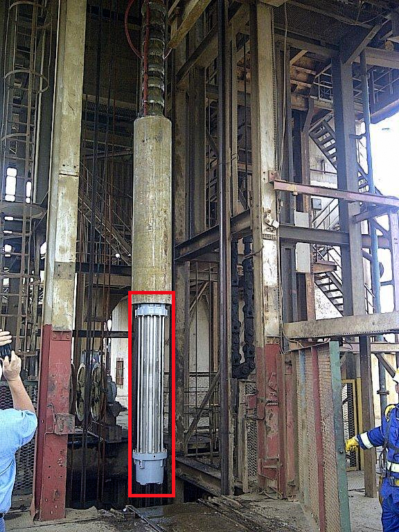 1300kW 6,6kV mine dewatering turbine