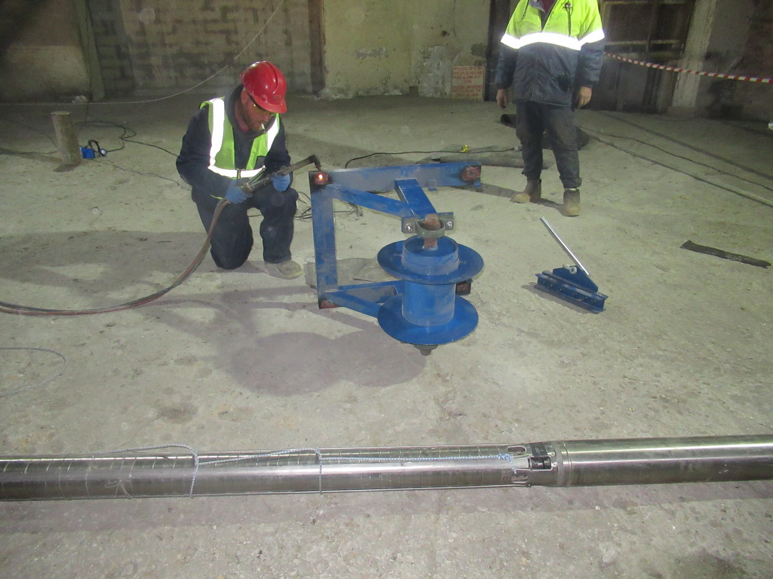 Deepset Flexible Riser 400m installation at Prieska Copper Mine