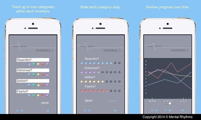 The Mental Rhythms App at work.