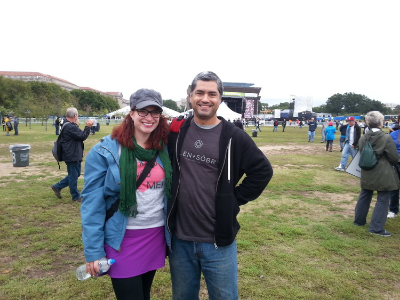 Here we are during the infamous #UNITEtoFaceAddiction in Washington, DC, October 2015.
