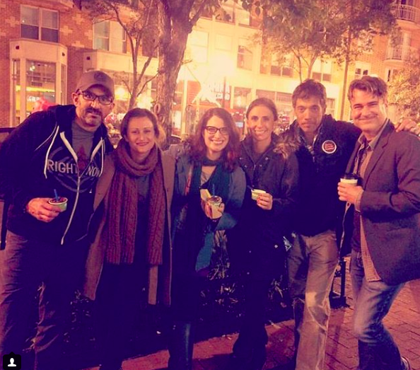 That time the SRN boys met up with the HOME gals (aka Holly and Laura) and me. <3.