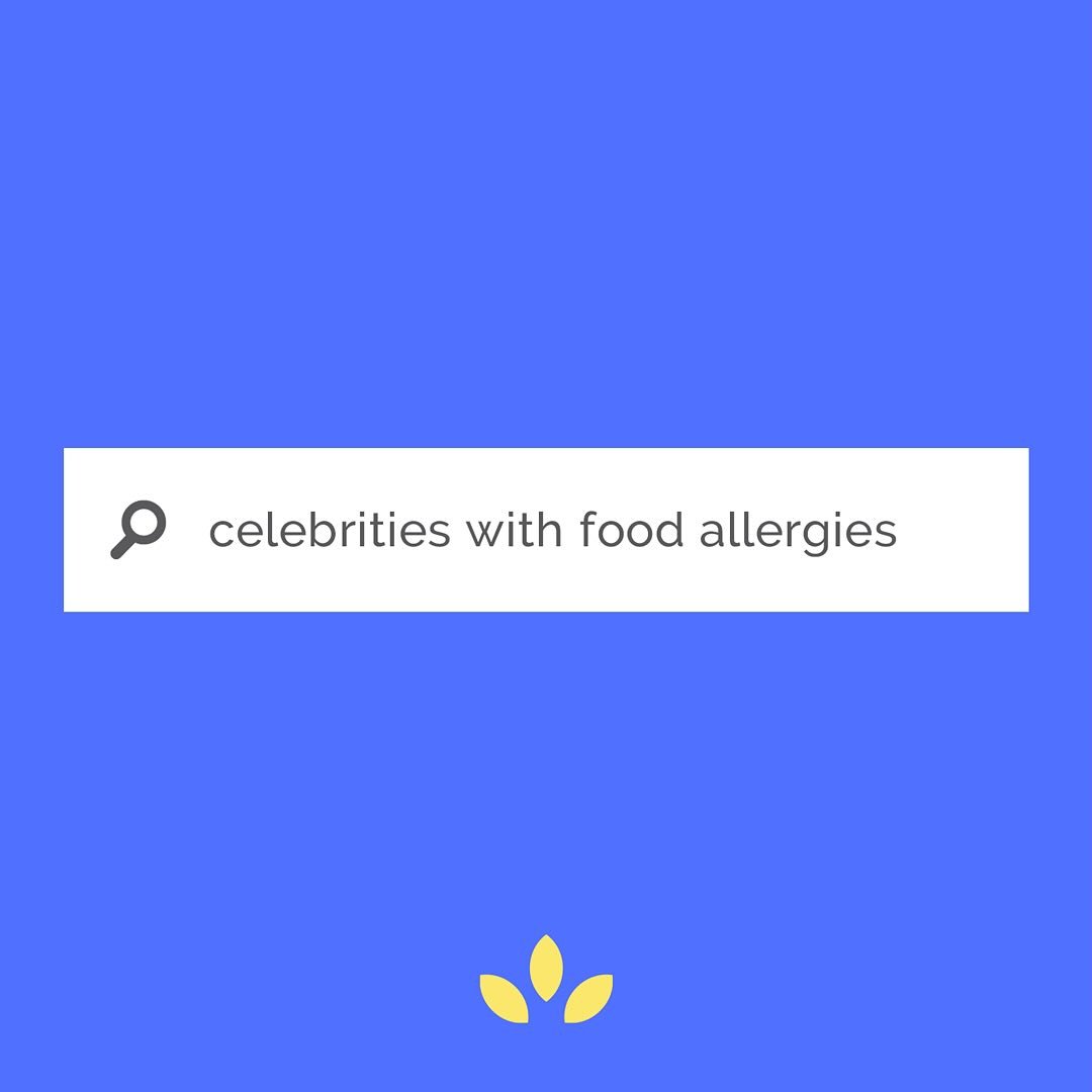 ⭐️ Stars&mdash;they&rsquo;re just like US! And manage food allergies too. 🙃 Swipe ➡️ for a sneak peek of celebs with reported food allergies and intolerances, then read the rest of the list over on our blog (link in bio!).