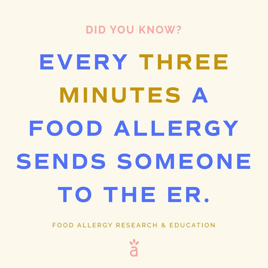 May is FOOD ALLERGY AWARENESS MONTH! 💙 Before the calendar turns to June, we want to express gratitude for our friends, families, and colleagues who work tirelessly to make the lives of those managing food allergies&mdash;all 33 million Americans&md