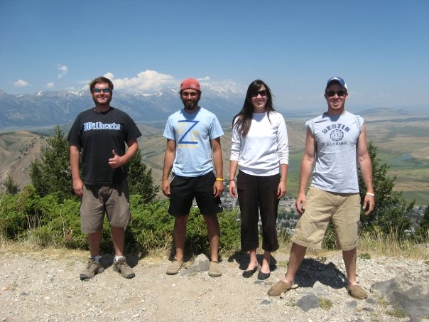 Hiking in the Tetons w/ good friends