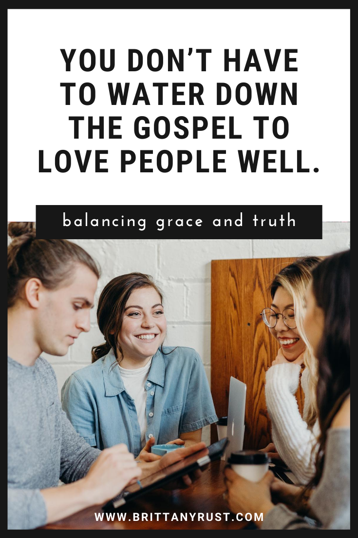 Religious Balance Balancing Grace and Truth — Brittany Rust