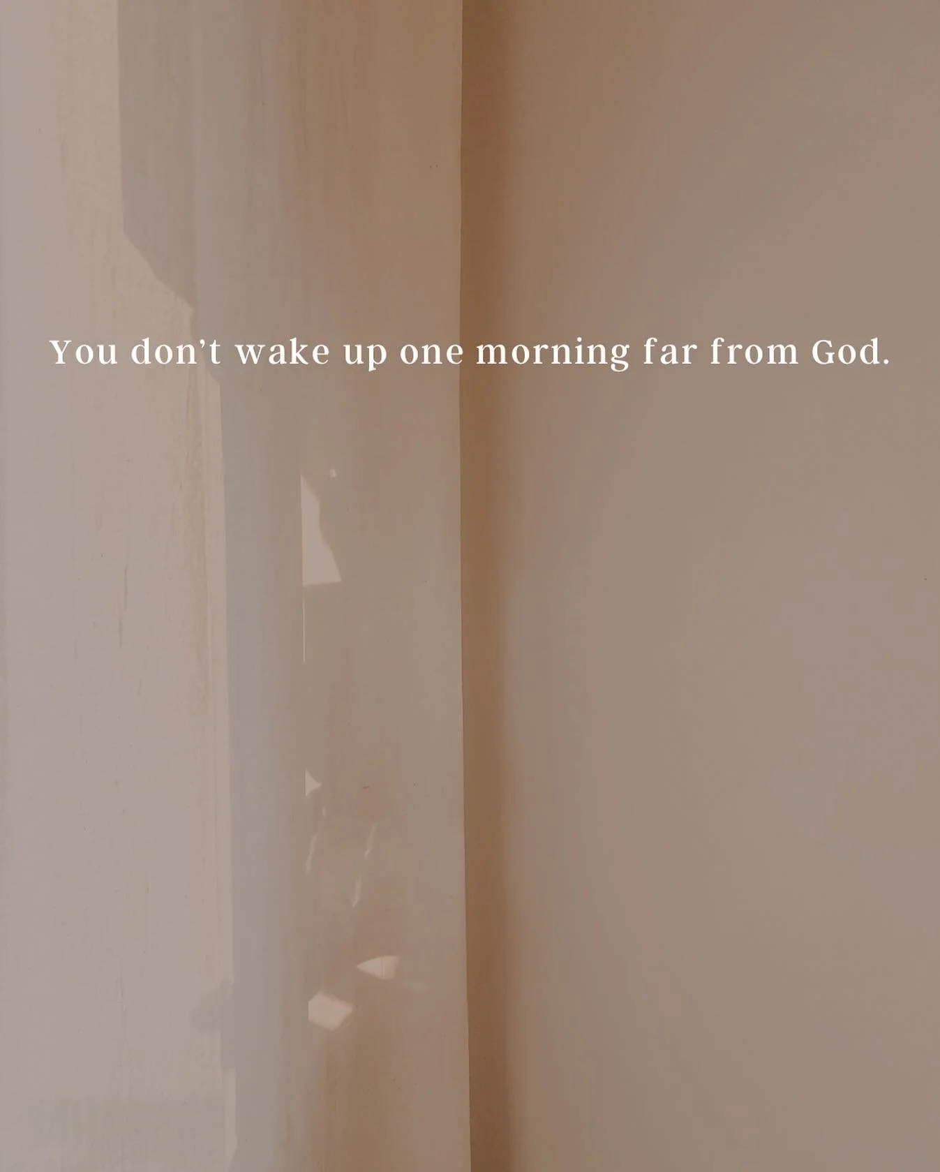 Spiritual drift rarely happens in one dramatic moment. It&rsquo;s almost always slow and subtle&mdash;skipped prayers because &ldquo;I&rsquo;m tired,&rdquo; a Bible left closed for just a few days that turns into weeks, compromises you tell yourself 