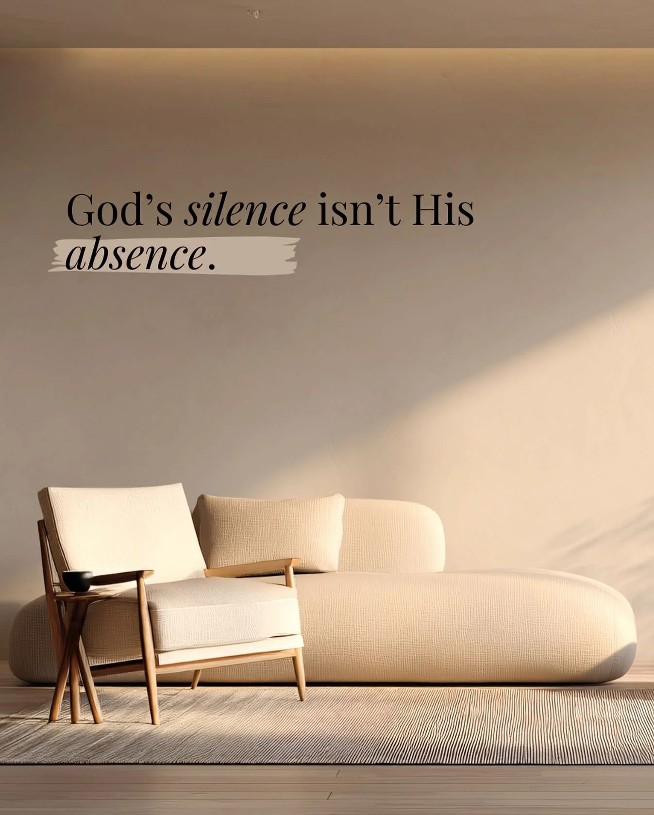 We often mistake God&rsquo;s quiet for His distance. But silence doesn&rsquo;t mean abandonment&mdash;it often means He&rsquo;s working in ways we can&rsquo;t yet see. And after walking with him for 24 years, I&rsquo;m more confident of this truth th