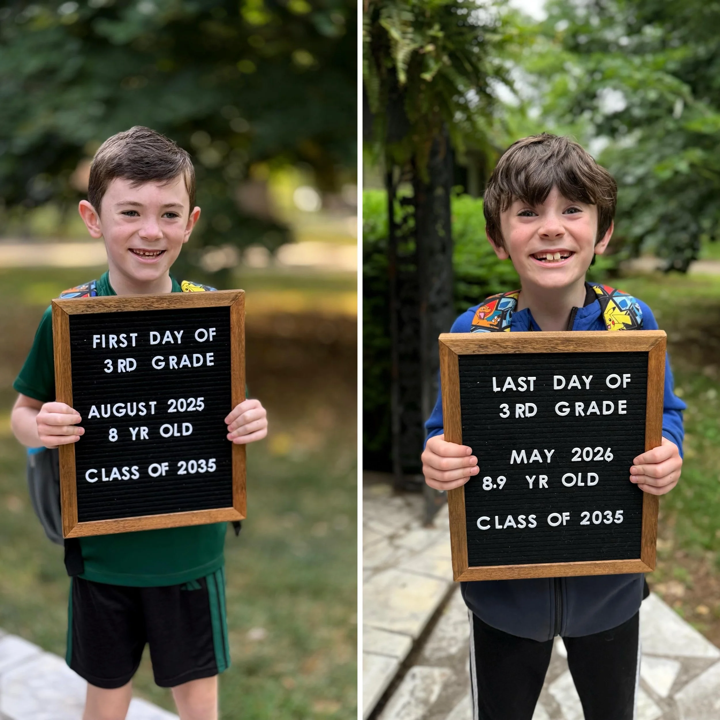 Third grade brought out the biggest changes in Ro&hellip;he grew up so much. I saw before my very eyes this kid become more independent (which sucks for me lol but I know is good for him 👀). He also got funnier, more thoughtful, and definitely talle