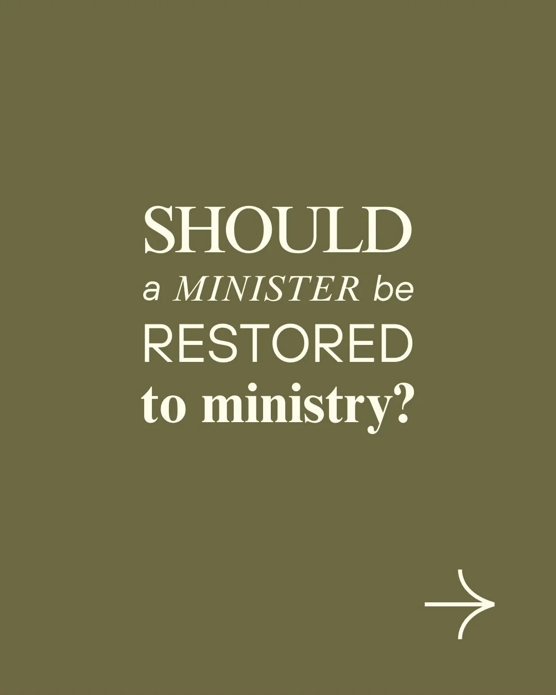 Peter had a timeline. Paul had a precedent. Swipe to walk through the biblical reality of restoration. >>