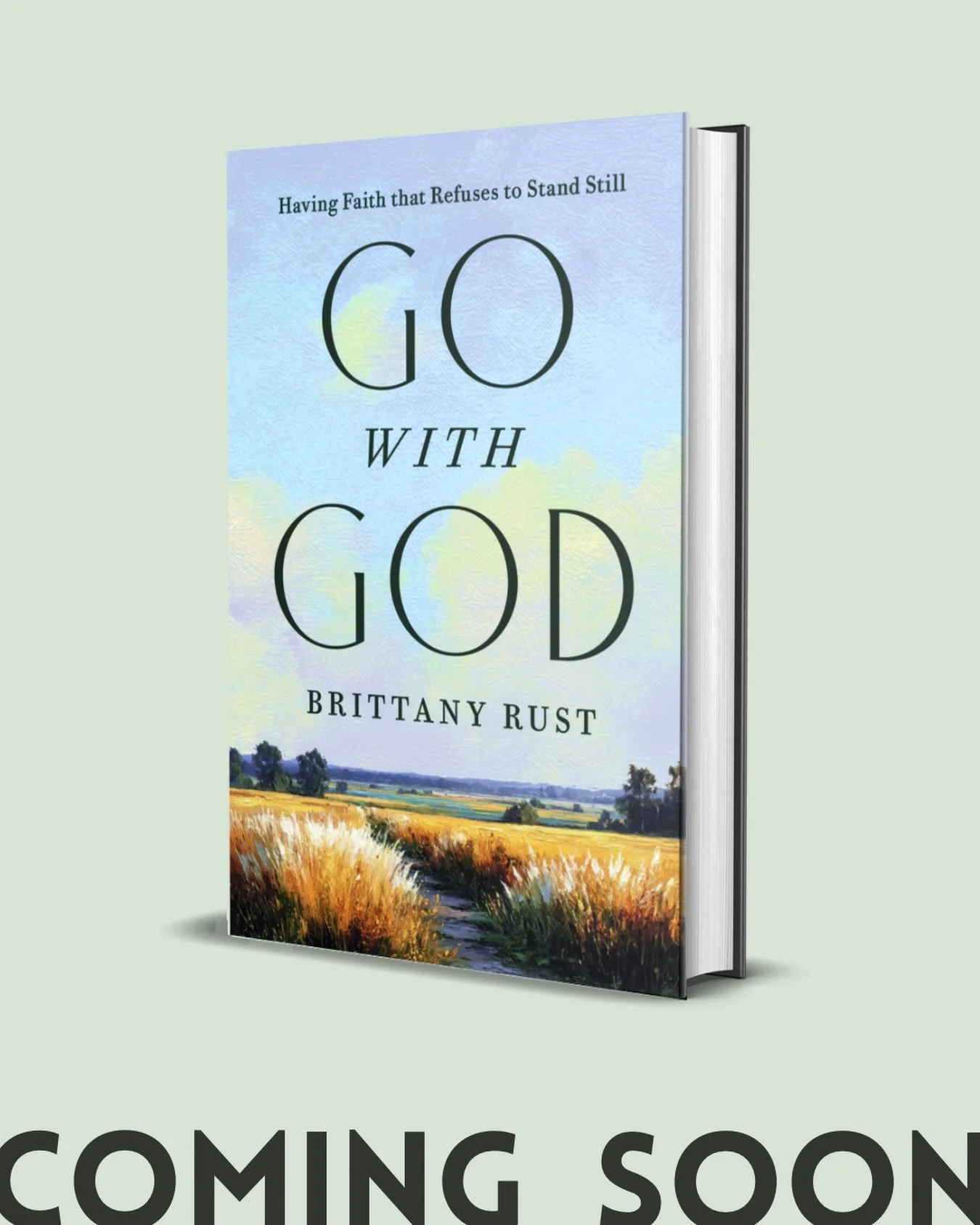 And there she is, ladies and gentlemen! The most beautiful book cover I&rsquo;ve ever laid my eyes on 😍 @waterbrookmultnomah designers nailed it&hellip; no notes 👏

GO WITH GOD
Having Faith that Refuses to Stand Still
Releasing April 2027

AND NOW 