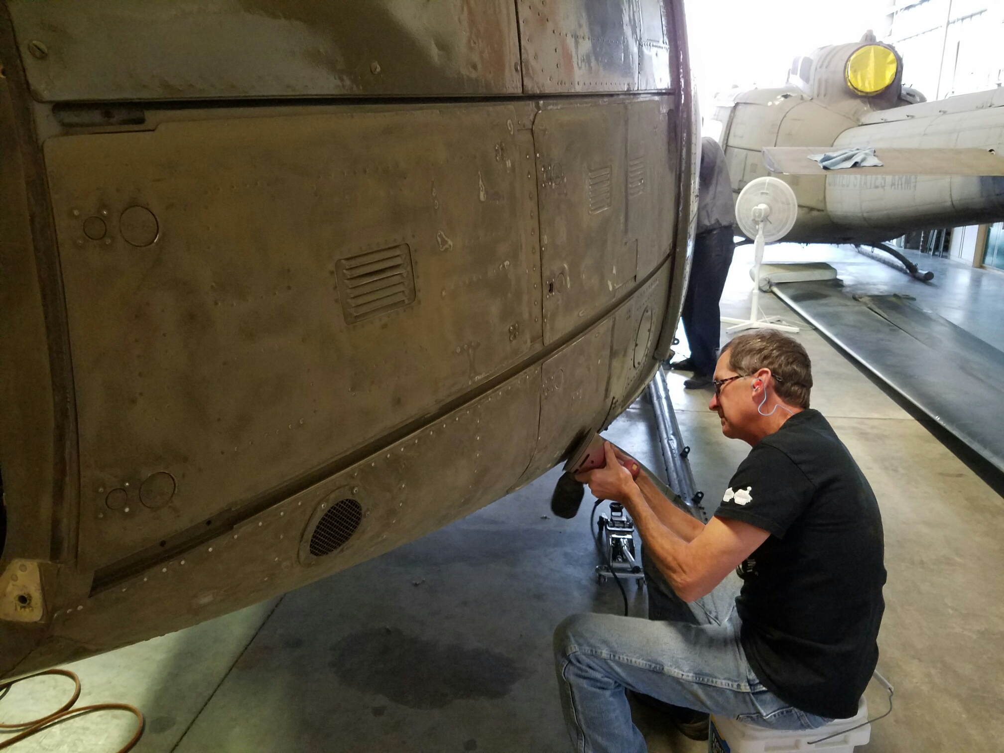 Working on repairs