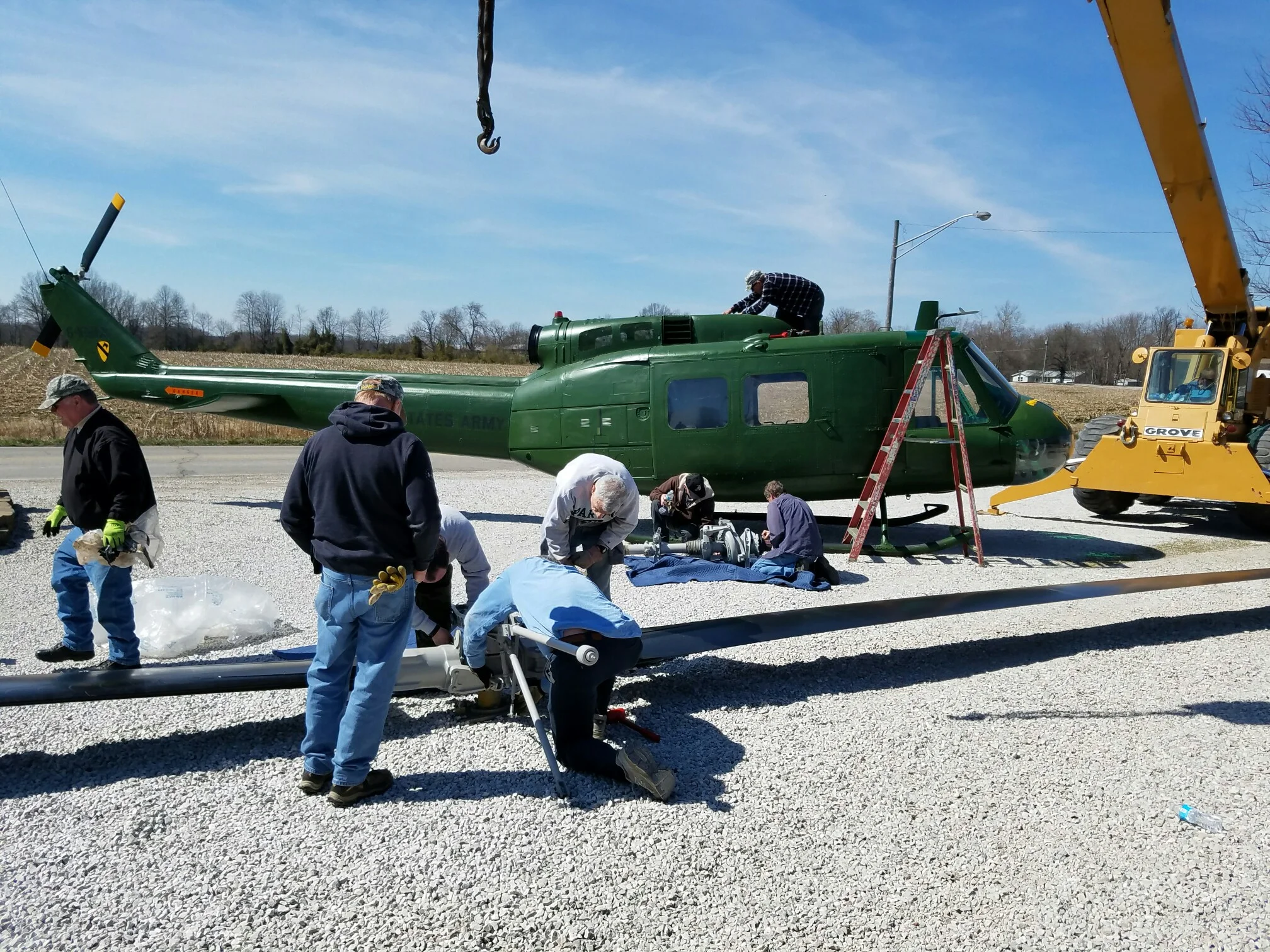 Reassembling has begun!