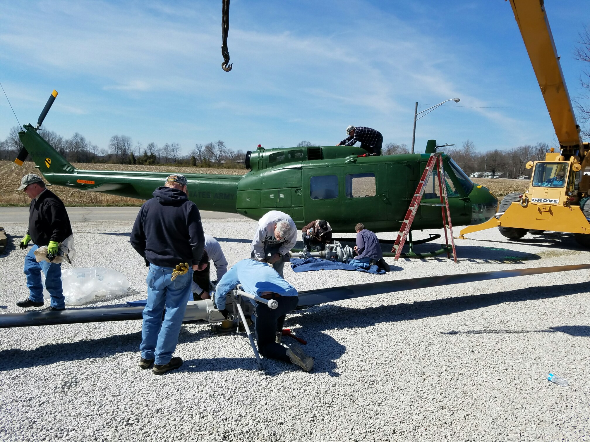 Reassembling has begun!