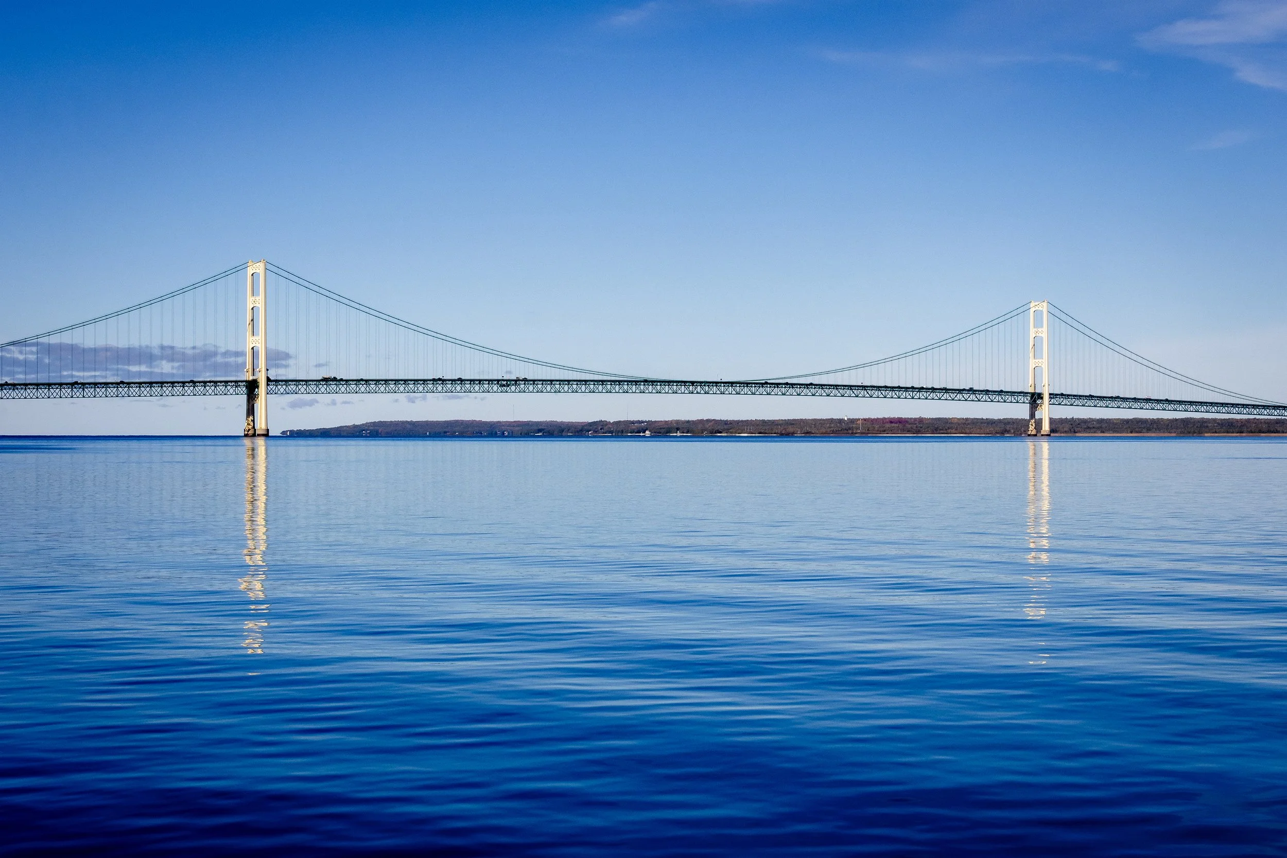 Mackinac Bridge Reflection II