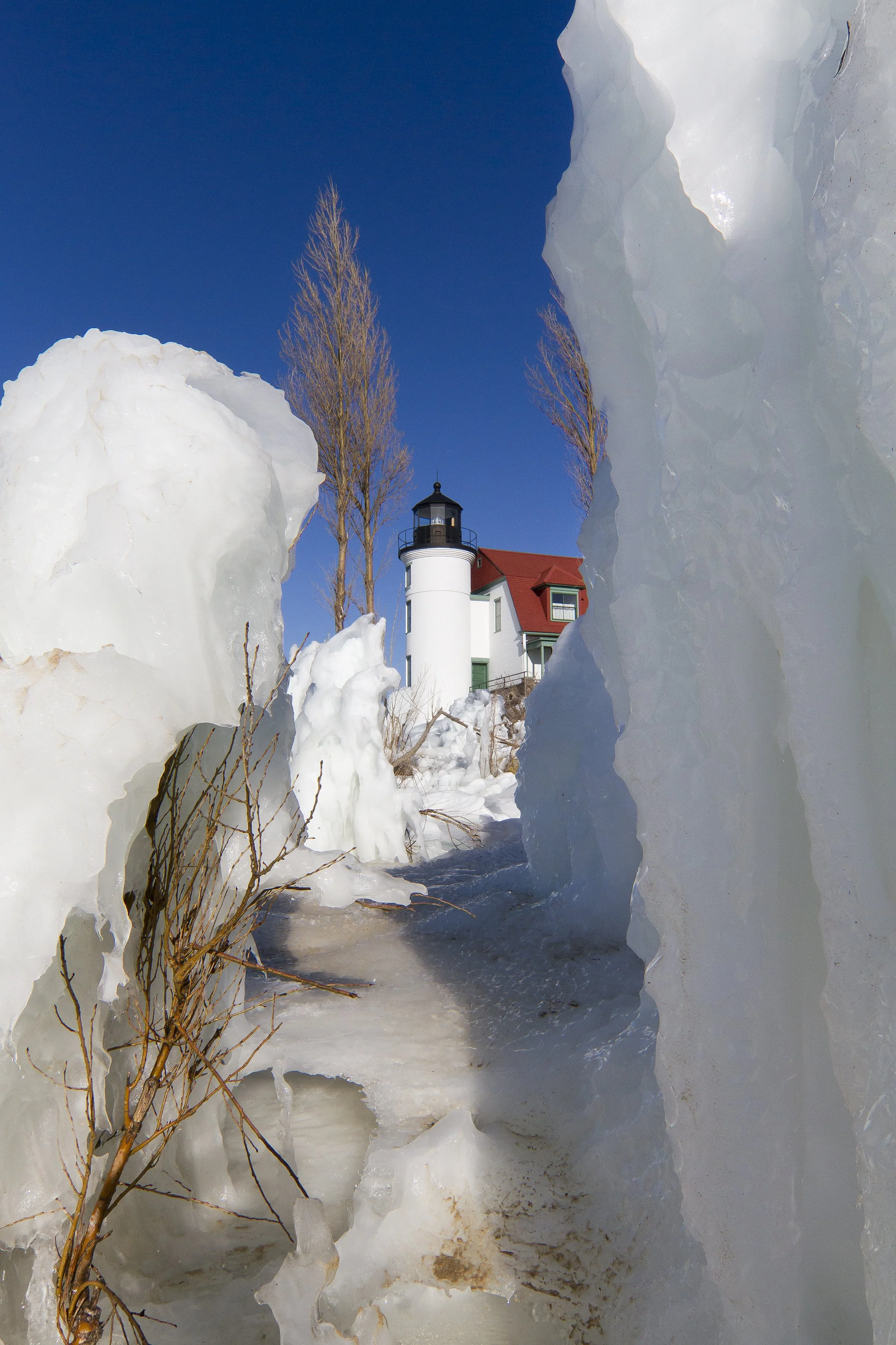 Ice Frame, Point Betsie