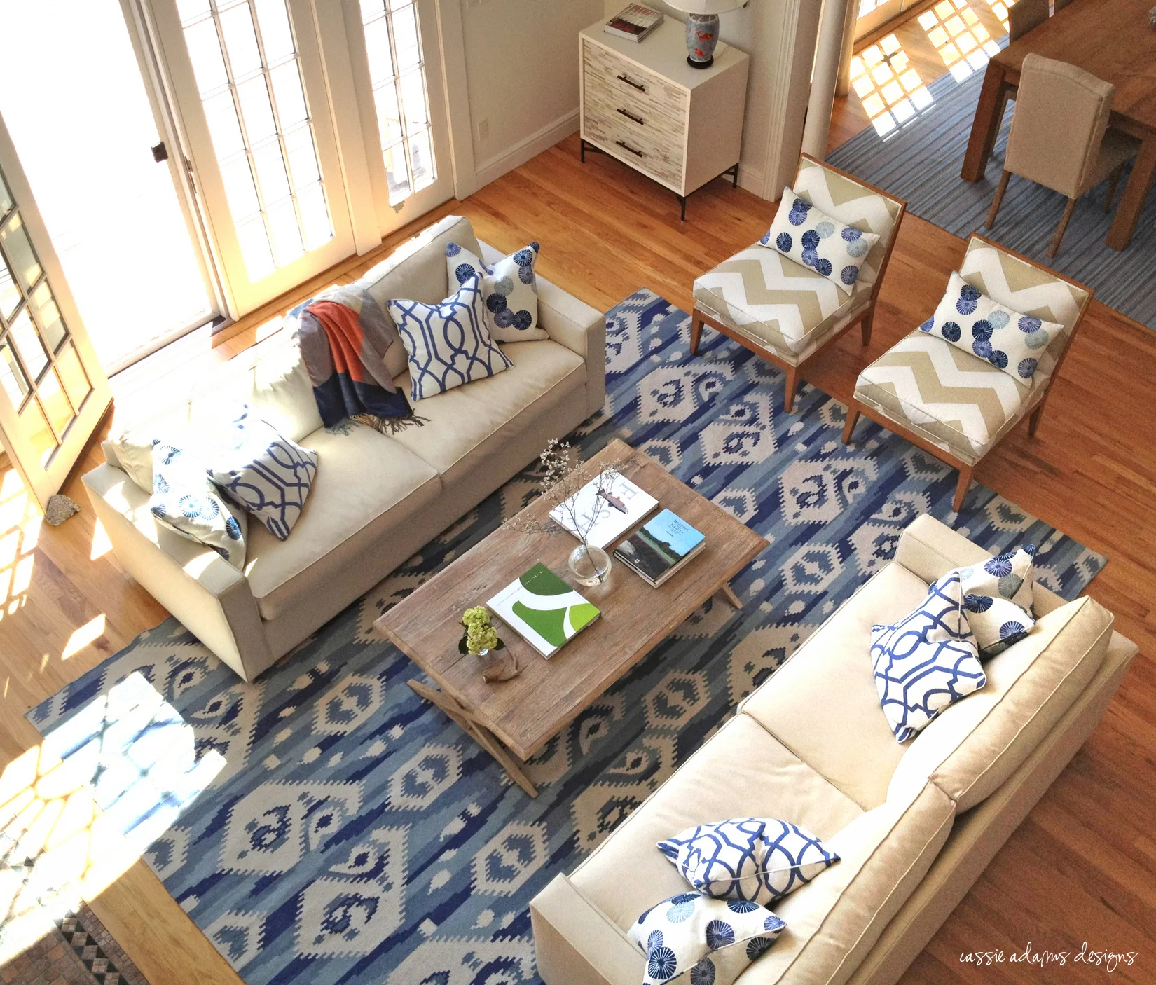 hamptons living room