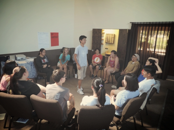The camp begins with fun ice breakers