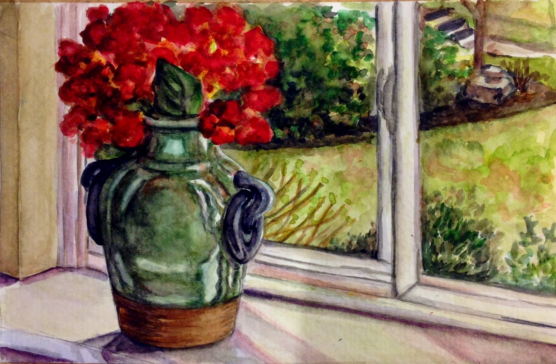 Red Hydrangeas