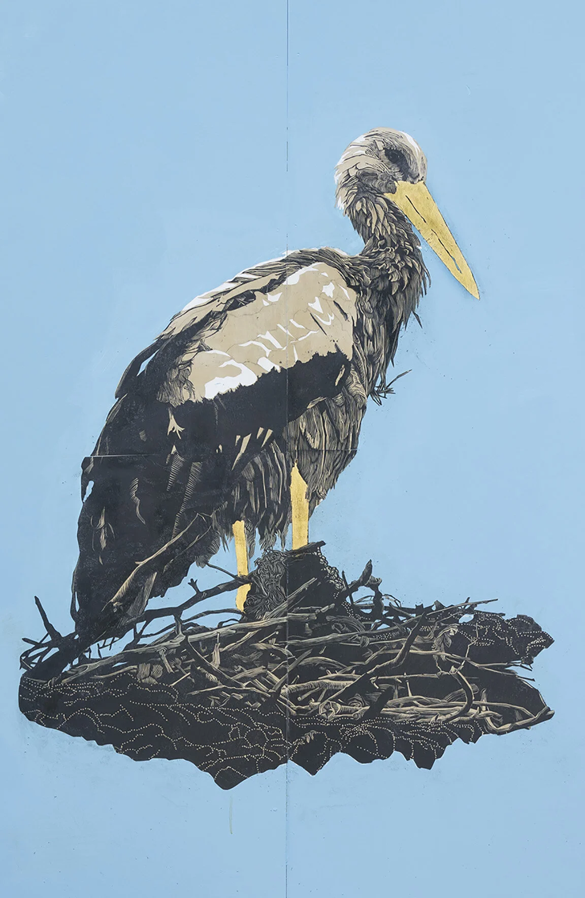 The Stork Goddess that blesses the Garden with Fertility (detail)