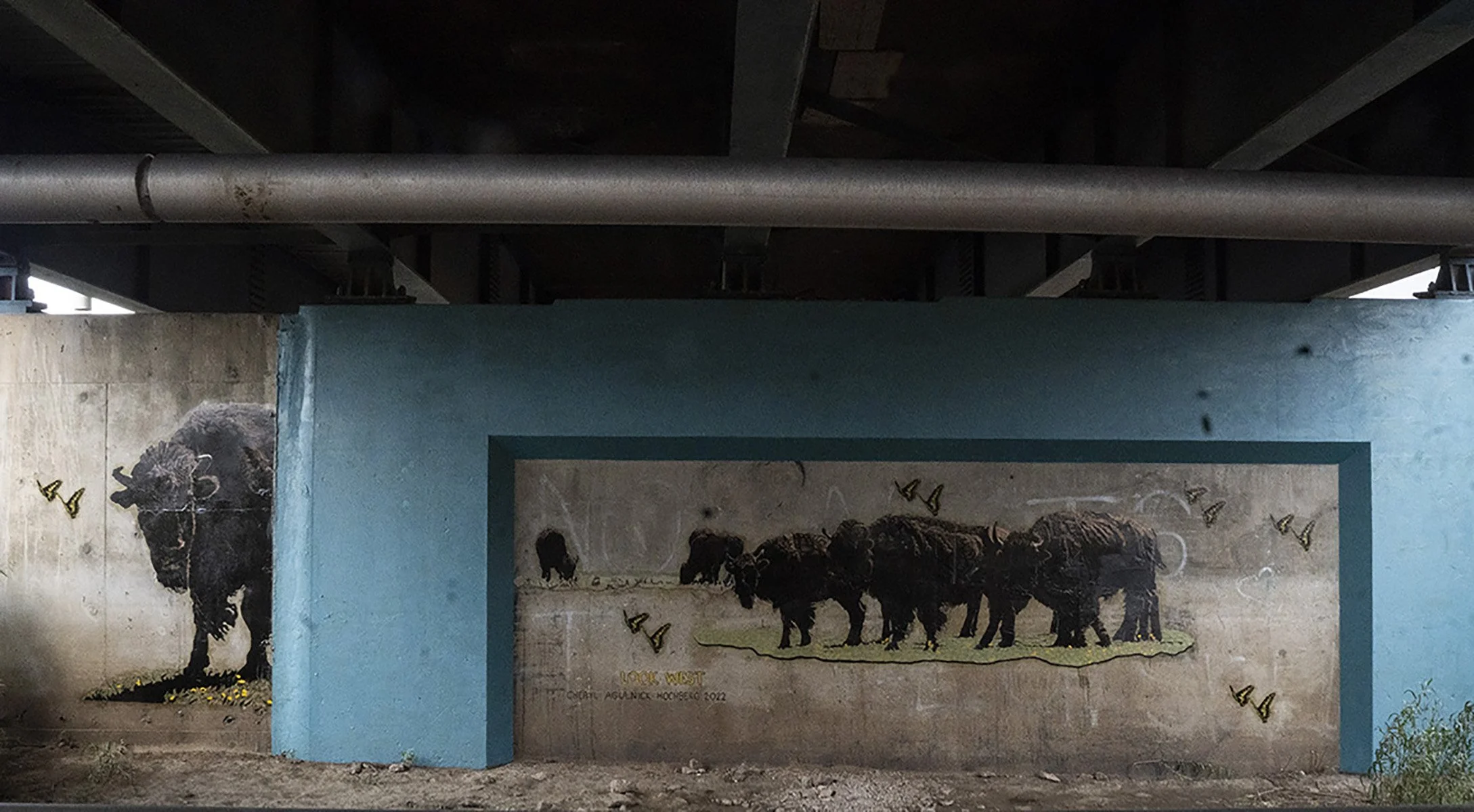 "Look West" full view