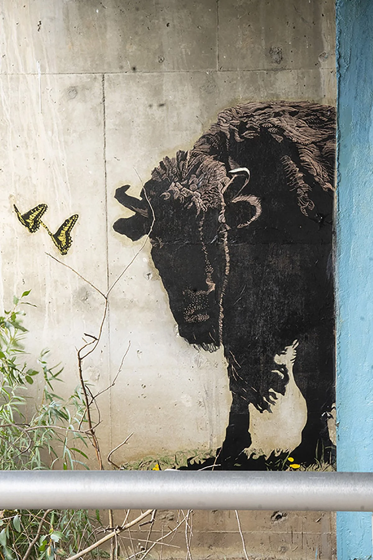 "Look West", left side