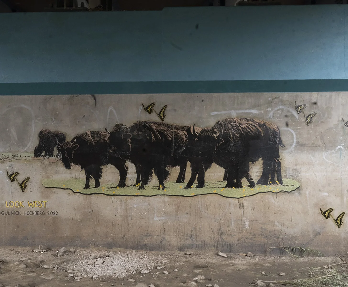 "Look West", right side