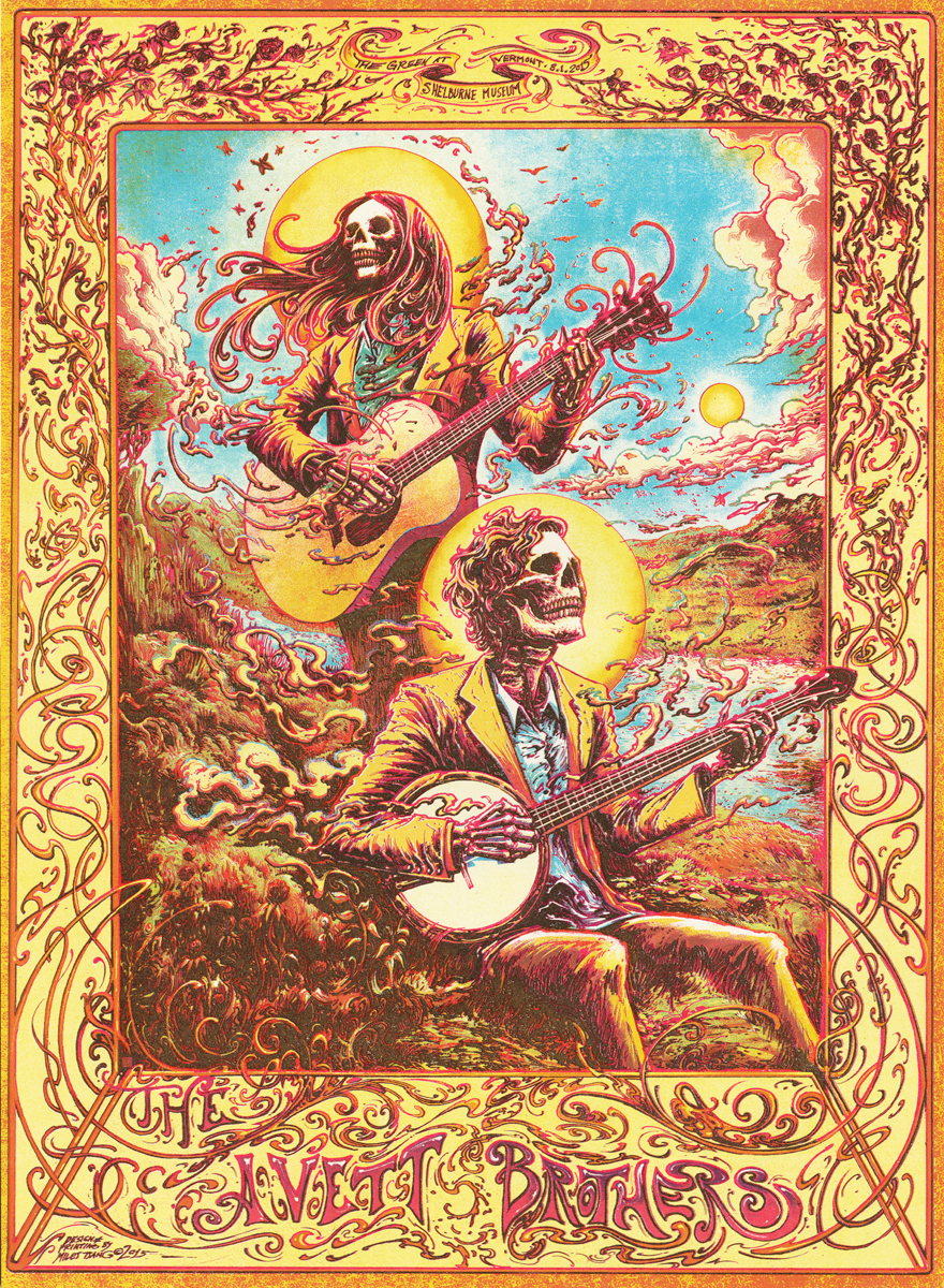 Poster Process : The Avett Brothers (Summer 2015)
