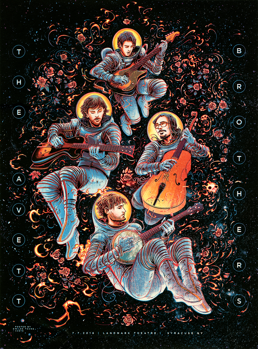Miles_Tsang-The_Avett_Brothers_Gigposter-Summer_2016-Regular_Show_Edition.png