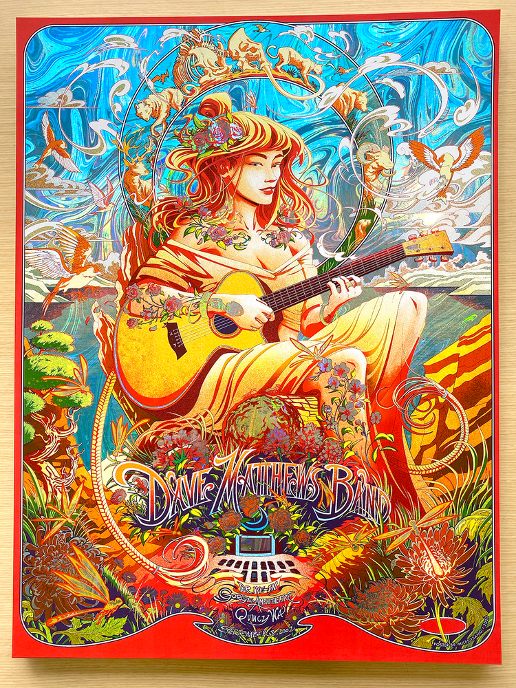 アート・デザイン・音楽 DAVID MORGAN  BEACH Dave Matthews Band Drive-In 2020 Series - 2002.09.08