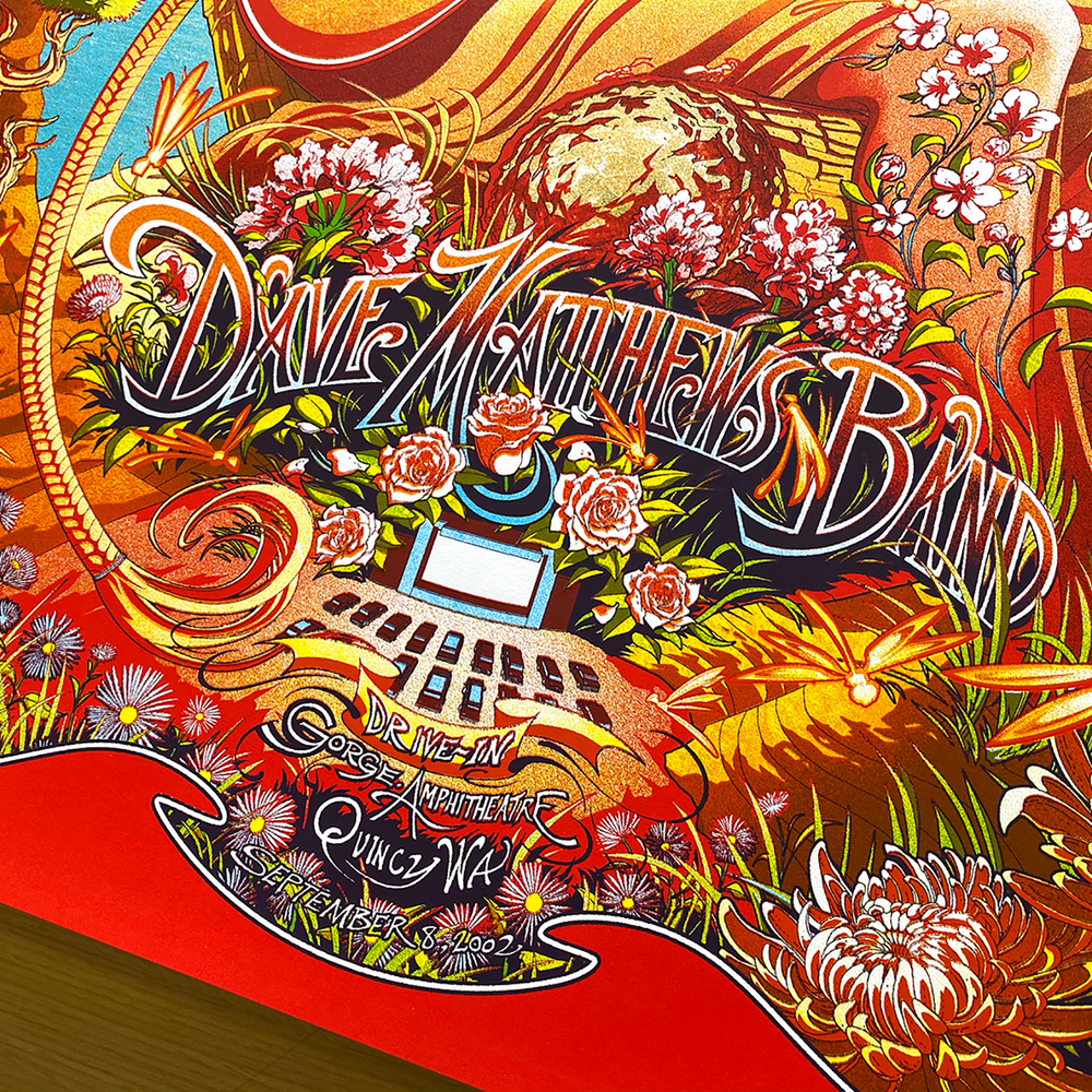 アート・デザイン・音楽 DavidandPeterTurnley2007/McClellanStreet Dave Matthews Band Drive-In 2020 Series - 2002.09.08